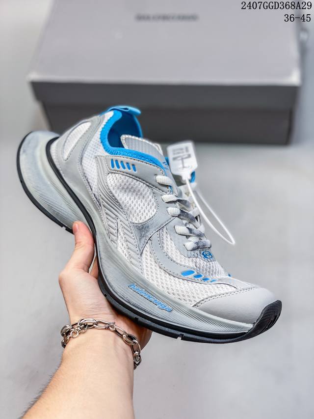 法国高端奢侈品牌-巴黎世家balenciaga Track Trainers 3.0代复古野跑姥爹潮流百搭慢跑鞋542436 W3Ac4 8071 尺码：35-