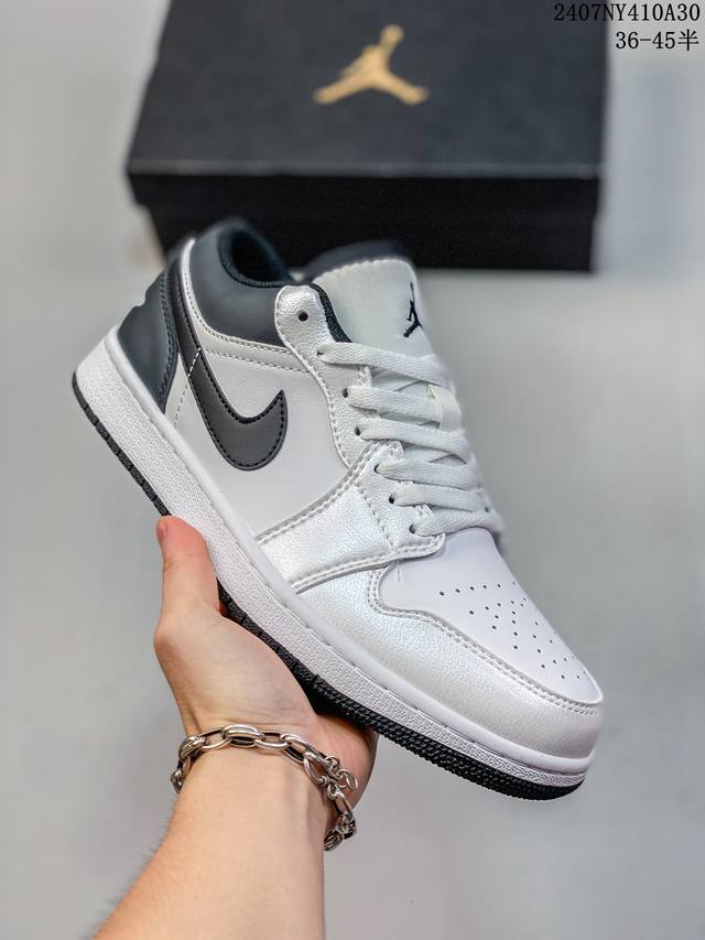 真标nike Air Jordan 1 Retro Low aj1乔1低帮休闲板鞋 同步官方配色 官方货号:Cz0790-100 size:36 36.5 37