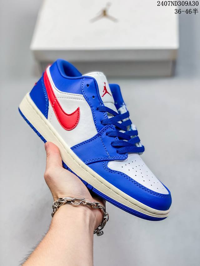 真标nike Air Jordan 1 Retro Low aj1乔1低帮休闲板鞋 同步官方配色 官方货号:Cz07 -100 size:36 36.5 37.