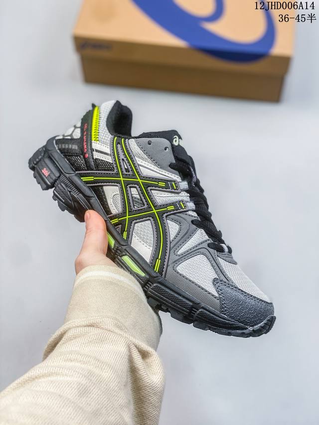 asics 亚瑟士 Gel-Kahana 8 男女鞋越野跑步鞋抓地稳定运动鞋缓震耐磨跑鞋 gel-Kahana系列为实用级越野跑鞋，融合机能和户外潮流强势回归，