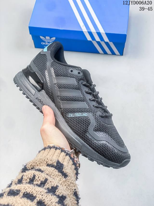 阿迪达斯adidas三叶草 Originals Zx750系列经典低帮复古休闲百搭运动慢跑鞋“麂皮元祖灰海军蓝”D65229 05H123L12 在慢跑鞋领域中