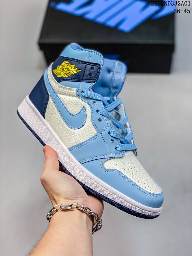 耐克nike Air Jordan 1 Mid高帮“ Aj1 乔1代 乔丹一代高帮经典复古文化休闲运动篮球鞋 08Nd332A01