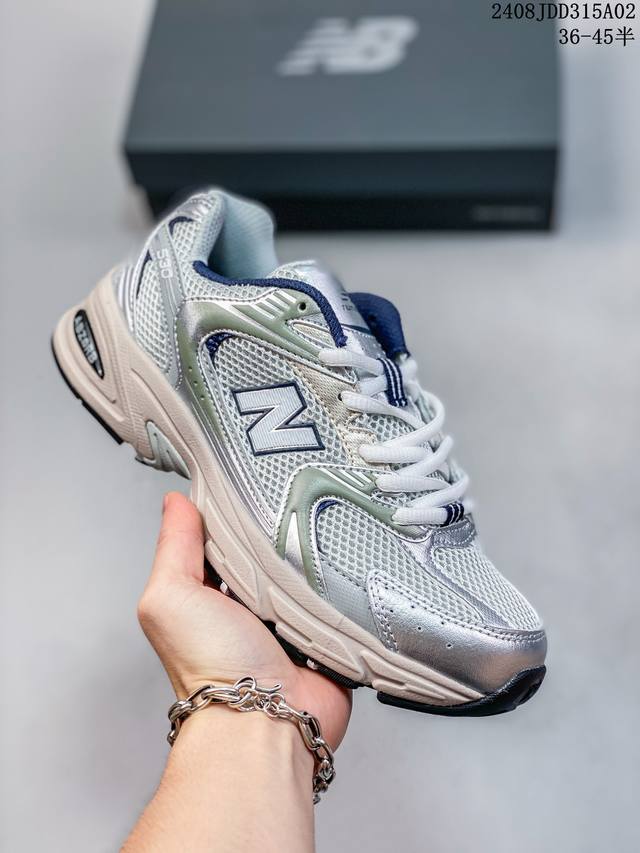 小红书爆款 Nb530 New Balance 530 复跑古鞋nb530这鞋双确实是n经复典古款式之一，以全科新技诠释，成打功造530鞋款。鞋面保在持530基