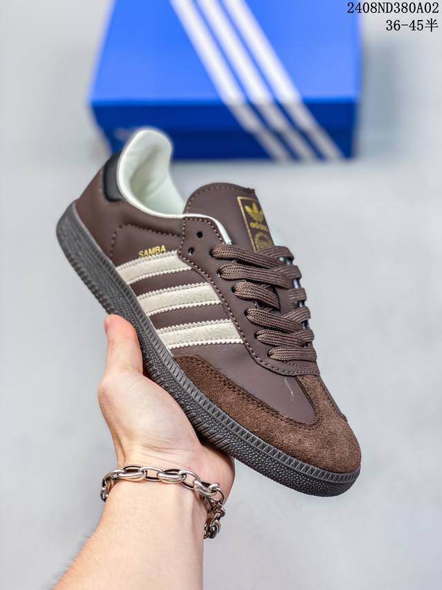 adidas阿迪达斯三叶草samba Og男女低帮运动鞋ji0217Ji0218 尺码：36-45半 08Nd380A02