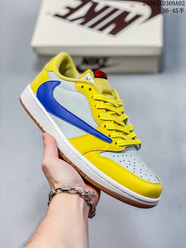 air Jordan 1 Low Og Sp 联名款 乔丹1代低帮板鞋 倒勾限定 牛皮材质 公司级 真标带半码 Size:36-45码 #08Jxd309A02