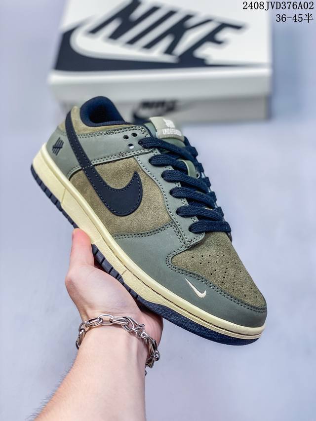 nk Sb Dunk Low Un联名-军绿 周年高端定制 低帮休闲板鞋 #定制鞋盒 大厂纯原品质出货 超高清洁度 皮料切割干净无任何毛边 细节完美 货号： J