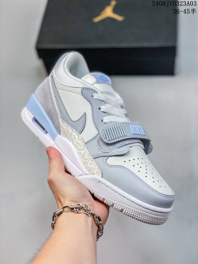 三合一最强合体，多种新配色回归耐克nike Air Jordan Legacy 312 Low”White Grey Fog Blue Red“乔丹最强三合一混