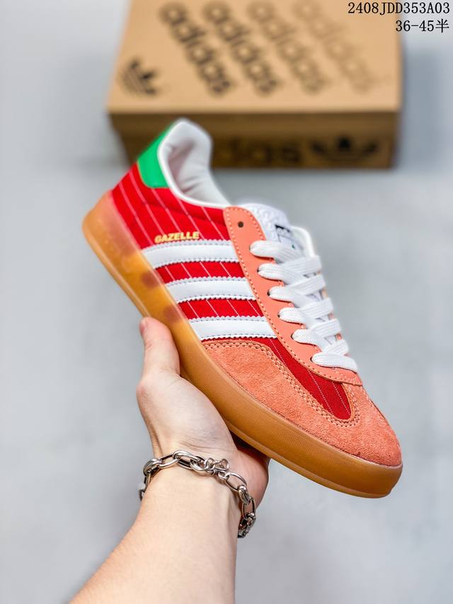 adidas Gazelle Indoor 阿迪达斯巴黎奥运休闲鞋 If9642 尺码：36-45半半 08Jdd353A03