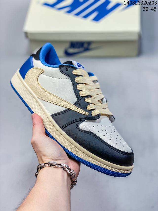 耐克 Nike Air Jordan 1 Low Og Sp Military Blue Aj1乔1 倒勾 低帮篮球鞋 Aj1 乔丹1代 Aj1 乔1 反向脚趾