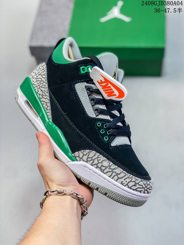 公司级air Jordan 3 Retro 复刻白水泥 Aj3 乔丹3代 Aj3 乔3 经典复刻白水泥 乔丹篮球鞋系列 鞋身以白色为主调，采用优质皮革材质搭配鞋