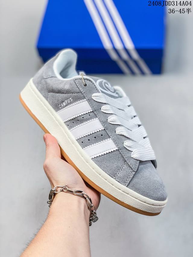 阿迪达斯 Adidas Originals Campus 00S 学院系列 面包风 经典复古低帮百搭休闲运动板鞋 半 36-45半 08Jdd314A05