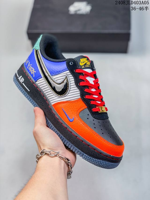 公司级带半码 耐克nike Air Force 1 Low 空军一号 Af1 低帮百搭厚底增高休闲运动板鞋。柔软、弹性十足的缓震性能和出色的中底设计，横跨复古与