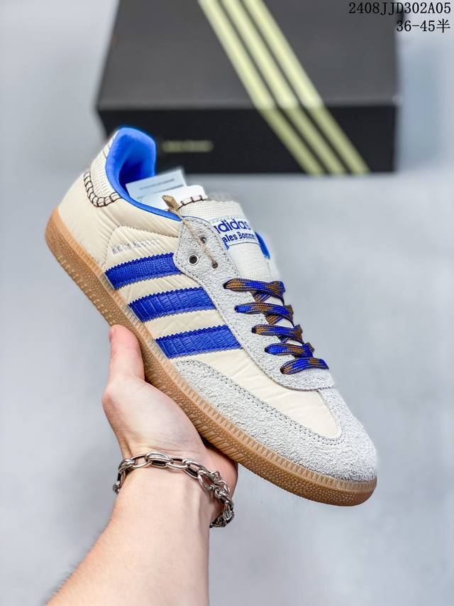 阿迪达斯 德训鞋 Adidas Originals Samba Og Shoes 经典运动鞋小白鞋 T头鞋 彰显休闲摩登风情的时尚经典鞋。它诞生于50年代的足球 - 点击图像关闭