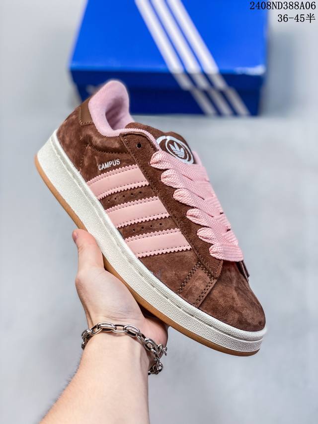 adidas阿迪达斯.三叶草campus 00S 面包鞋复古休闲板鞋。千禧回潮！Adidas Campus 00S 经典再现！面包化的campus鞋款在今年受到