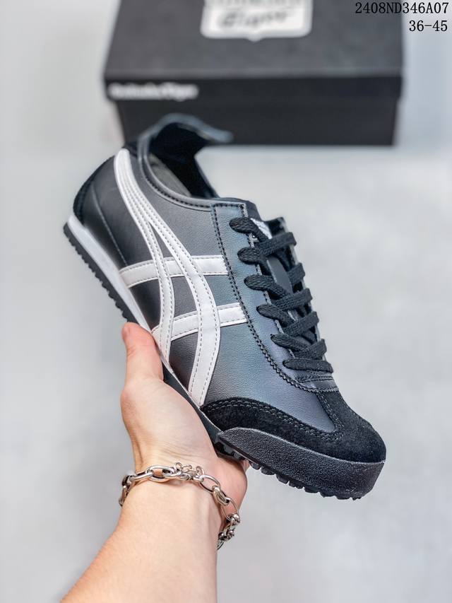 头层皮带半码 asics Onitsuka Tiger 亚瑟士 鬼冢虎 清晰显眼 配加软鞋垫 脚感舒适度爆满 原膜原料生产 鞋底平底耐磨防滑显著 一款绝佳休闲和