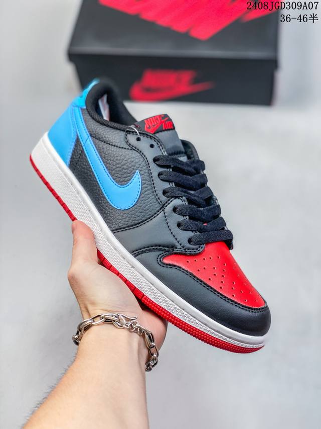 air Jordan 1 Low aj1乔1低帮休闲板鞋 同步官方配色 市场唯一独家头层皮打造 原鞋原档案 原厂皮料 原档冲孔鞋头 正确满胶鞋垫 四线拉帮 原厂