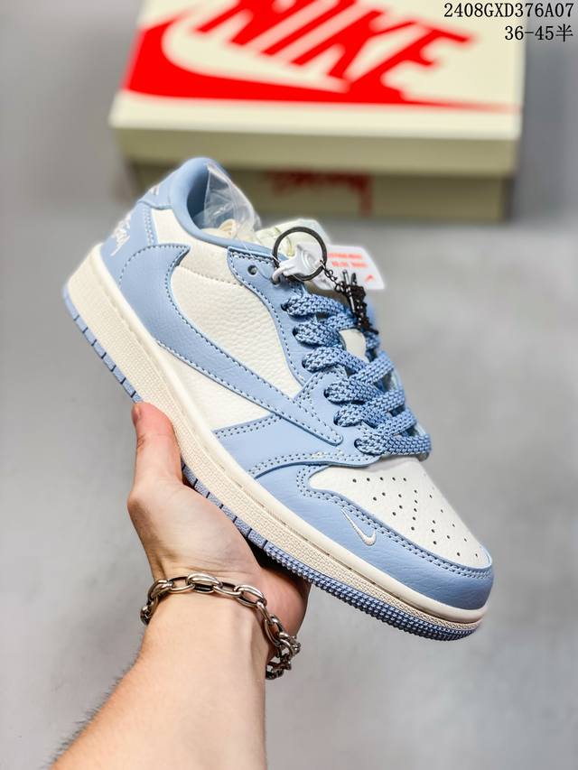 海外爆款限量发售！公司级 Nike Sb Dunk Low“斯图西联名 米白花勾” 周年高端定制 低帮休闲板鞋 定制鞋盒 大厂纯原品质出货 超高清洁度 皮料切割