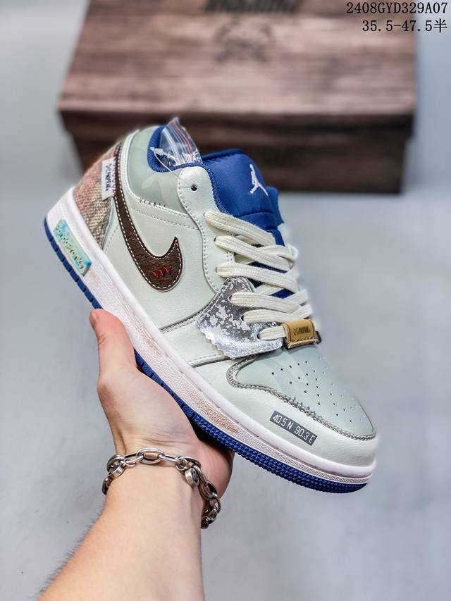 air Jordan Aj1 Low 熊猫恶作剧-踏浪 “全网独家正确版本无原鞋不开发 始终坚持对品质、细节 完美复刻” 市面唯一纯原级别 完美零毛边处理 原厂