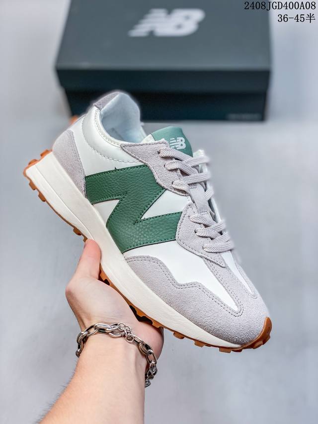 新百伦 New Balance Nb327系列 复古休闲运动慢跑鞋 Ws327Ra全新 New Balance 327 系列，以更纯粹的复古风格设计打造的全新造