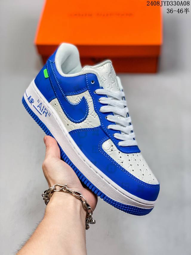 公司级带半码 耐克nike Air Force 1 Low 空军一号 Af1 低帮百搭厚底增高休闲运动板鞋。柔软、弹性十足的缓震性能和出色的中底设计，横跨复古与