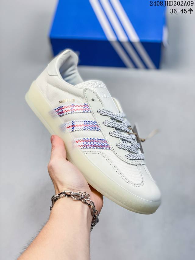 公司级！Adidas 阿迪达斯wales Bonner Japan联名日式samba德训鞋情侣款复古运动休闲板鞋 08Jhd302A09