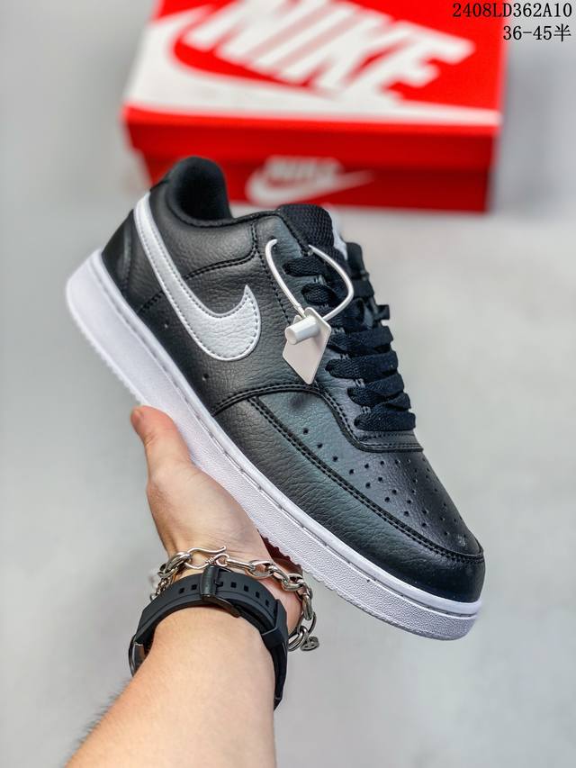 nike Court Vision Low 百搭单品 受19 年代中期趋势的启发，Nikecourt Vision Low是一款融合了复古篮球风格的混合运动鞋，