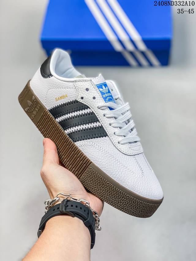 阿迪达斯adidas Originals Samba Rose W桑巴系列松糕百搭经典板鞋 08Nd332A10