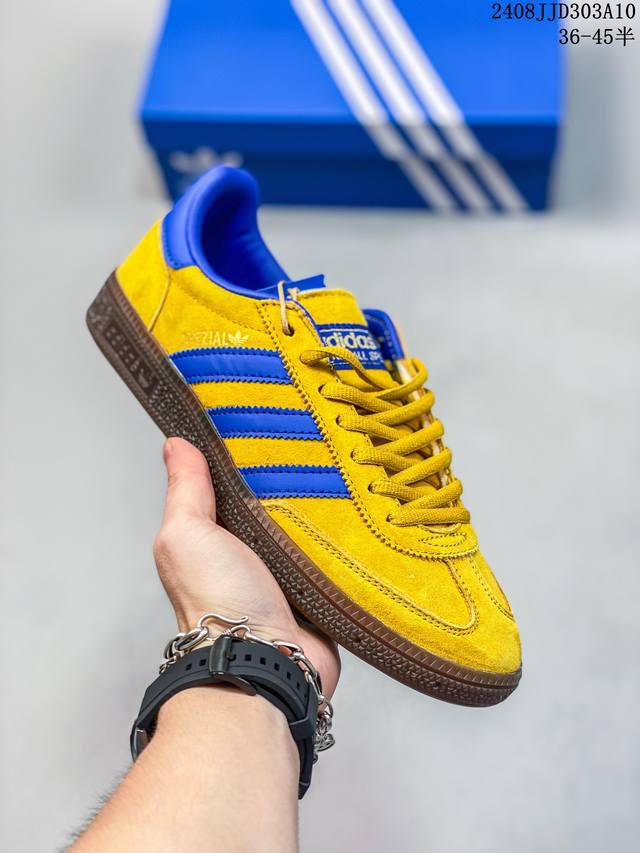 公司级阿迪达斯adidas Originals Handball Spzl 手球运动员系列百搭休闲运动板鞋 货号:Gx6989 尺码：36 36 37 38 3