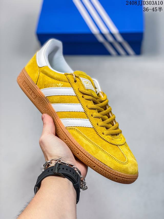 公司级阿迪达斯adidas Originals Handball Spzl 手球运动员系列百搭休闲运动板鞋 货号:Gx6989 尺码：36 36 37 38 3