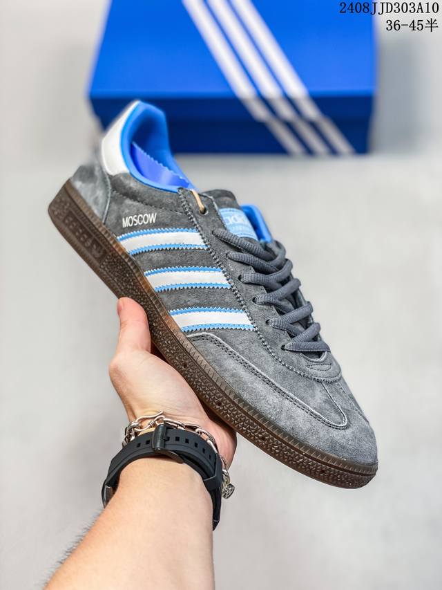 公司级阿迪达斯adidas Originals Handball Spzl 手球运动员系列百搭休闲运动板鞋 货号:Gx6989 尺码：36 36 37 38 3