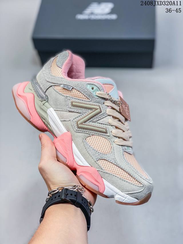 new Balance 又带来了新鞋型 9060 ，并且是与芝加哥街头品牌 Joe Freshgoods 的联名款。鞋身主体采用了类似 990 系列的设计风格，