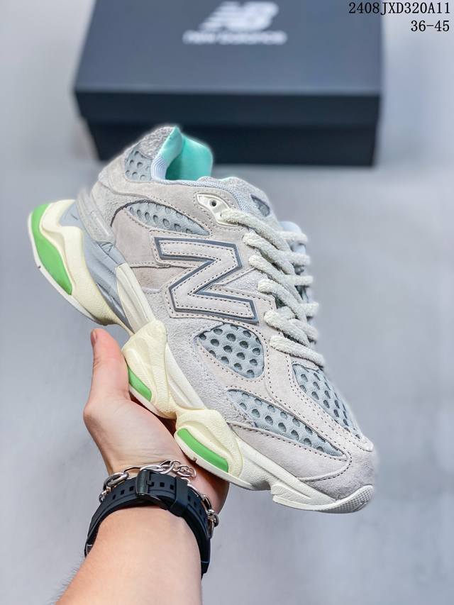 new Balance 又带来了新鞋型 9060 ，并且是与芝加哥街头品牌 Joe Freshgoods 的联名款。鞋身主体采用了类似 990 系列的设计风格，