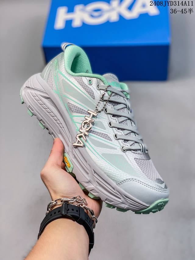 公司级真标带半码！ hoka Mafate Speed Three 2玛法特 超轻厚底轻量山地跑步鞋 作为先锋品牌的 Hoka One One总是以独特的方式，