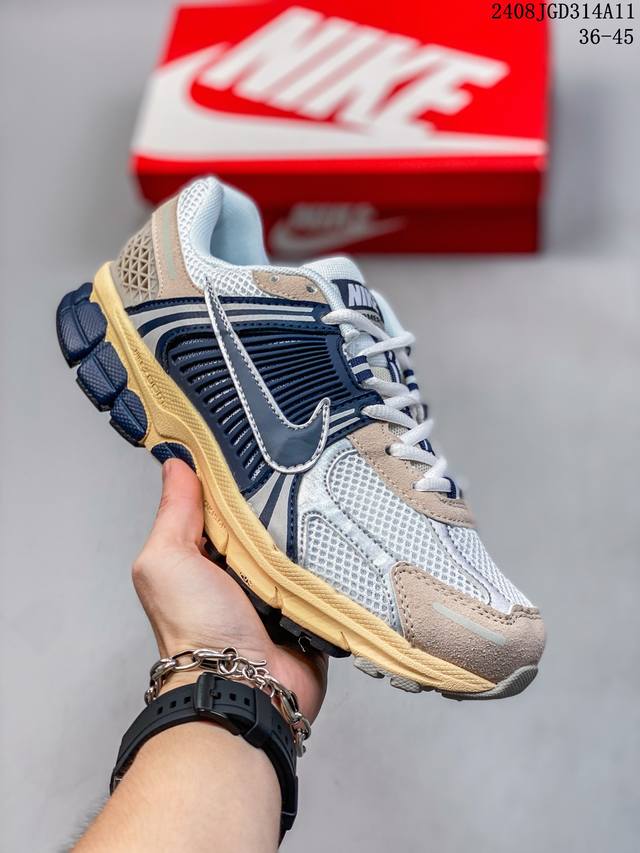 耐克nike Air Zoom Vomero 5 灰白蓝登月5代回弹缓震跑步鞋 货号：Hf4259 码数：36 37 38 39 40 41 42 43 44