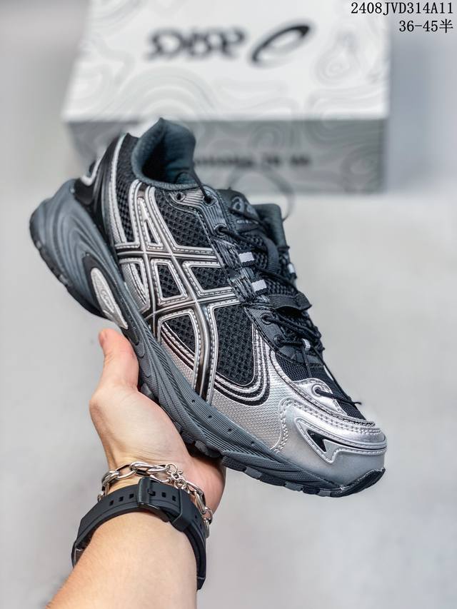 机能户外风，超帅的！日本专业跑鞋品牌 亚瑟士asics Gel-Kahana Tr V4系列低帮轻量缓震休闲运动跑步鞋 3A497 001 码数：36 37 3