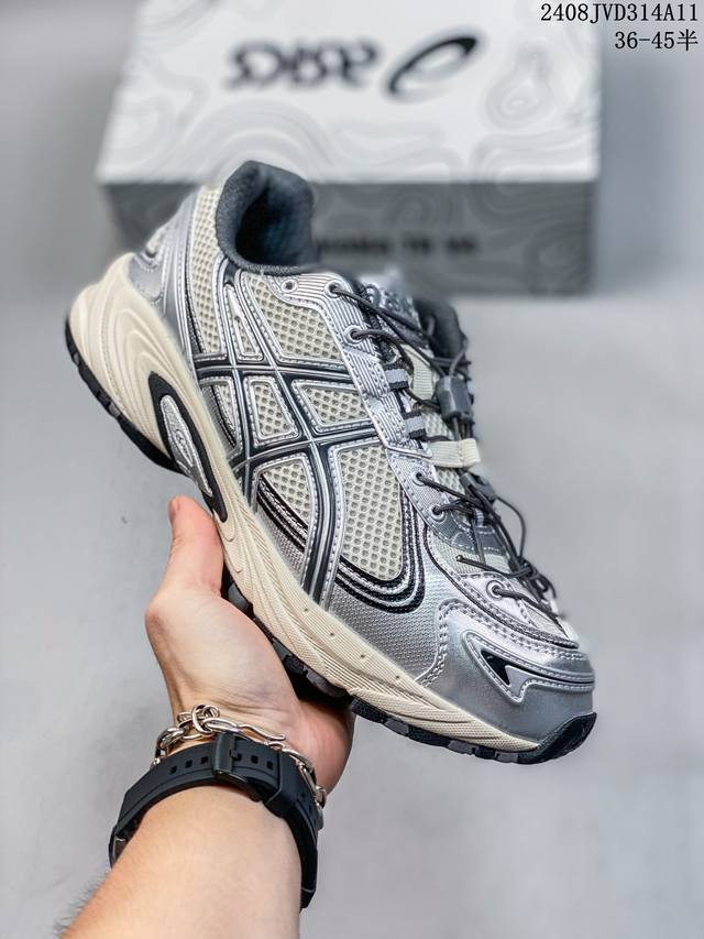 机能户外风，超帅的！日本专业跑鞋品牌 亚瑟士asics Gel-Kahana Tr V4系列低帮轻量缓震休闲运动跑步鞋 3A497 001 码数：36 37 3