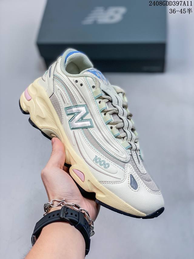 公司级新百伦new Balance 1000 系列低帮复古老爹风休闲运动跑步鞋 new Balance 在不同配色上其鞋面材质呈现不同感觉，无论是运动风抑或是高