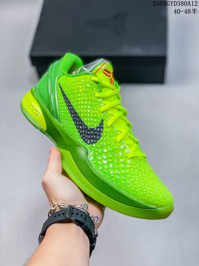 公司级mf Nk Zoom Kobe 6 Protro 科比六代 黑白天使gigi Cw2190-002 主攻中端市场 全套原纸板楦头开发 确保原汁原味 完美呈