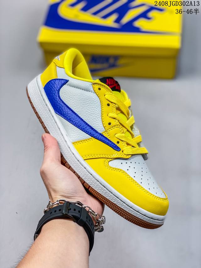 公司级真标带半码头层皮 乔丹air Jordan 1 Low Aj1 Wh 乔1 低帮复古文化休闲运动篮球鞋。凭借出色的性能和吸睛的外观， Air Jordan