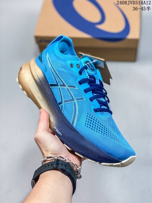 公司级瑟亚士asics Gel-Kayano 31 亚卡诺31低代帮专业有氧轻超量休闲动运全能慢鞋跑。标原半码制#全新原装数据开人发体工学体一式轻贾质卡双编层鞋