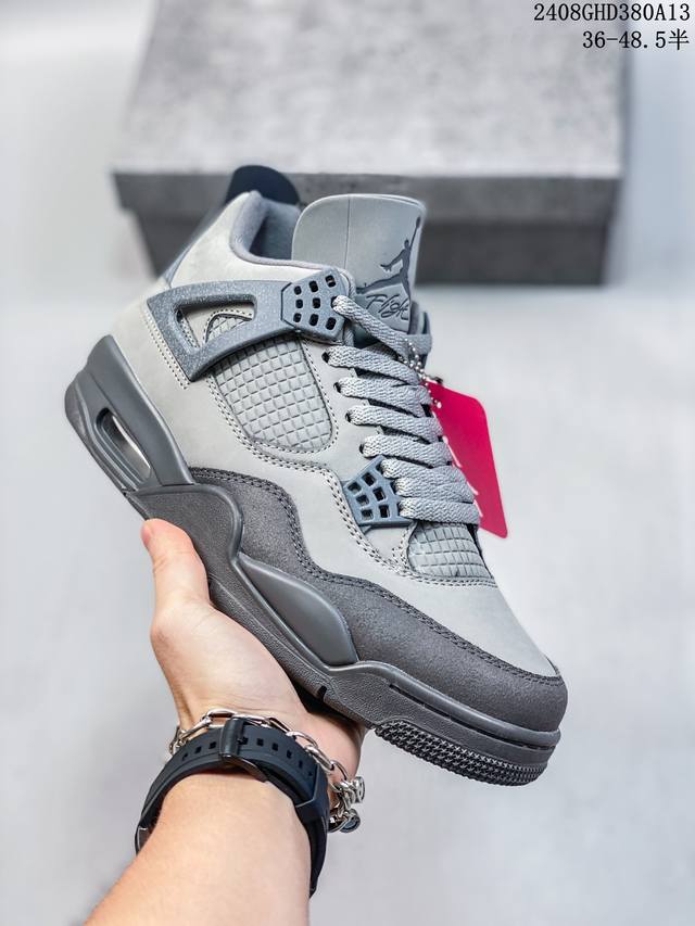 公司级aj4 Air Jordan 4 Retro ” Infrared “ Aj4乔4 男子文化篮球鞋 大厂出品 主力合作工厂 全新模具开发 纯正4代正确鞋型