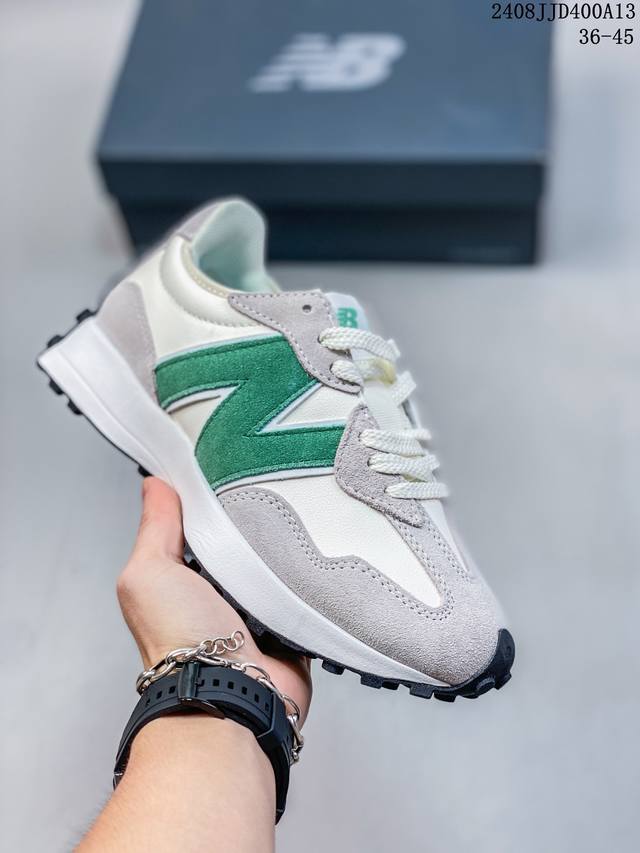 新百伦 New Balance Nb327系列 复古休闲运动慢跑鞋 Ws327Ra全新 New Balance 327 系列，以更纯粹的复古风格设计打造的全新造