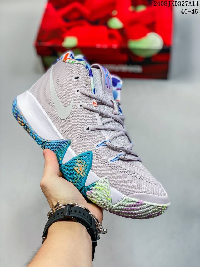 耐克 Nike Zoom Kyrie 4 欧文4代签名鞋男子休闲运动篮球鞋！内置气垫 08Jxd327A14