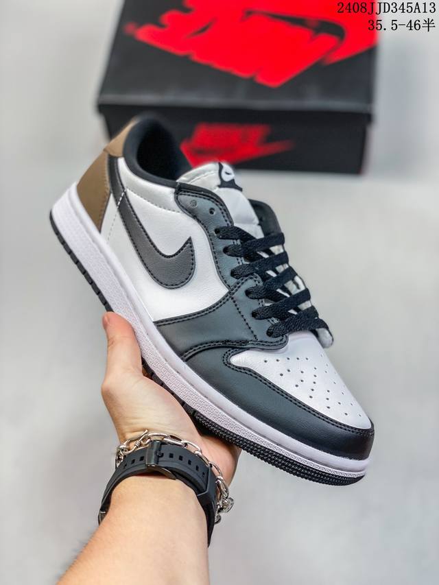 真标半码 耐克nike Air Jordan 1 Low Aj1乔丹一代低帮经典复古文化休闲运动篮球鞋 08Jjd345A13