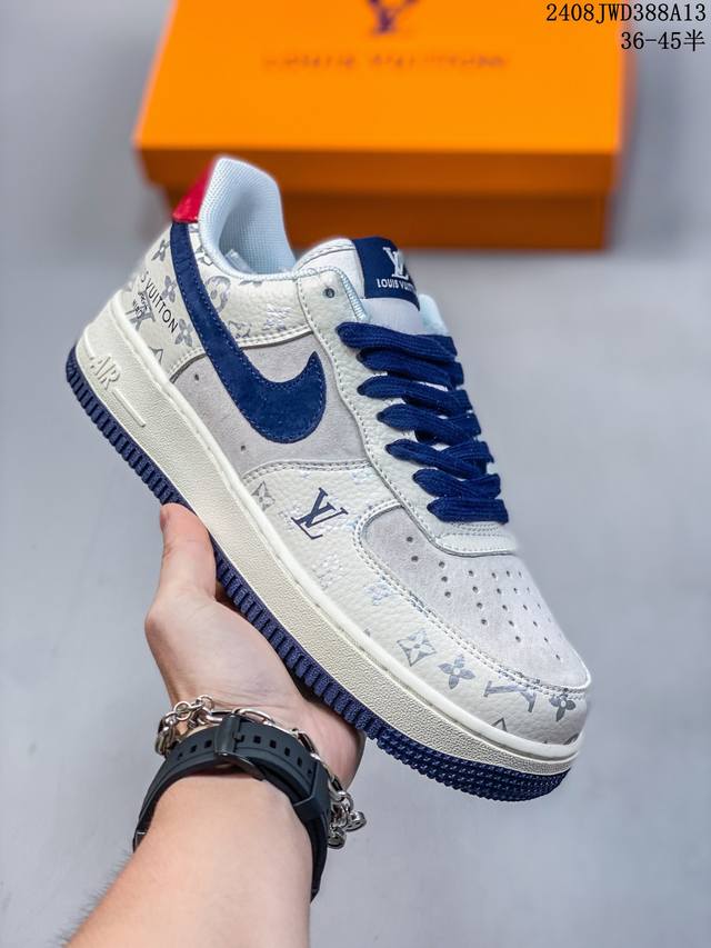 公司级带半码 耐克nike Air Force 1 Low 空军一号 Af1 低帮百搭厚底增高休闲运动板鞋。柔软、弹性十足的缓震性能和出色的中底设计，横跨复古与