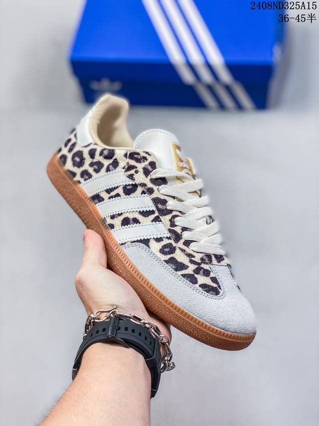 阿迪达斯三叶草adidas Originals Samba Vegan Og”Spd“桑巴舞系列绅士德训足球风百搭低帮休闲运动板鞋 08Nd325A15