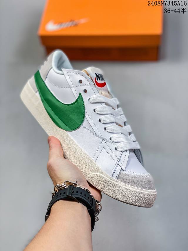 真标带半码 耐克nike Blazer Low 77 Jumbo开拓者低帮休闲板鞋 08Ny345A16