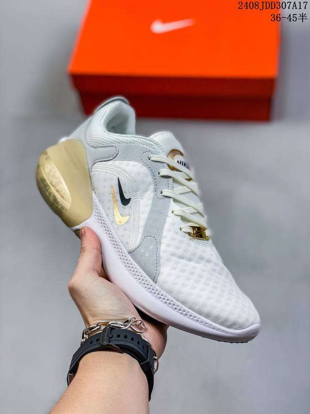 真标带半码 耐克nike Joyride Dual Run 2 颗粒花米缓震跑慢鞋采用最纳新米粒颗缓科震技鞋跑款式，后跟透半明可见满填的boost，与puma之