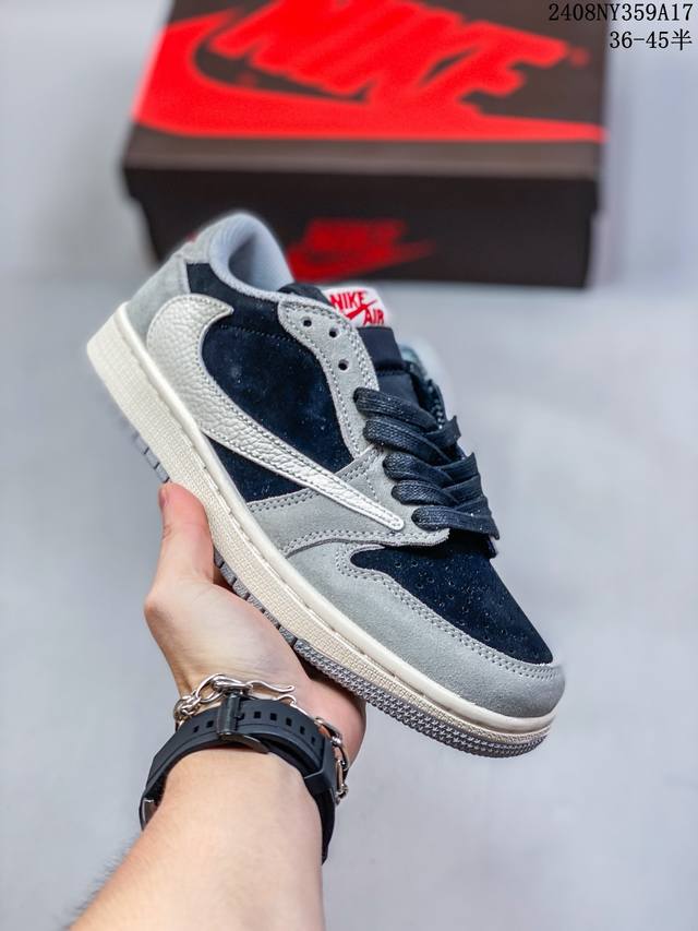 耐克 Nike Air Jordan 1 Low Og Sp Military Blue Aj1乔1 倒勾 低帮篮球鞋 Aj1 乔丹1代 Aj1 乔1 反向脚趾