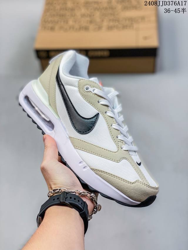 nike Air Max Dawn 耐克 低帮 黎明系列低邦气垫百搭休闲运动慢跑鞋，从配色上彰显出浓厚的复古气质。最大的亮点当属鞋型设计上加入结构元素，汲取 4